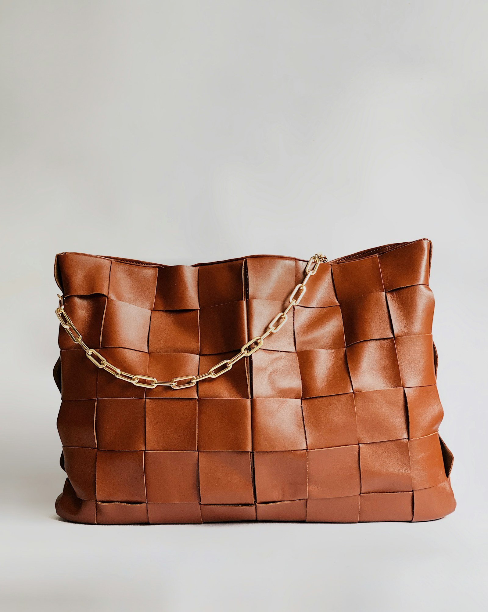 Lattice Woven Tote