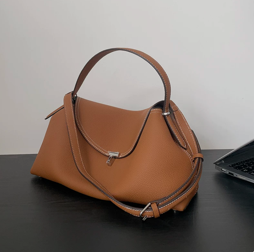 Retro soft flap soft Hobo bag