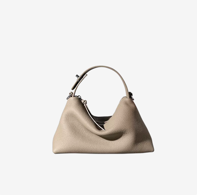 Greige Soft Hobo handbag