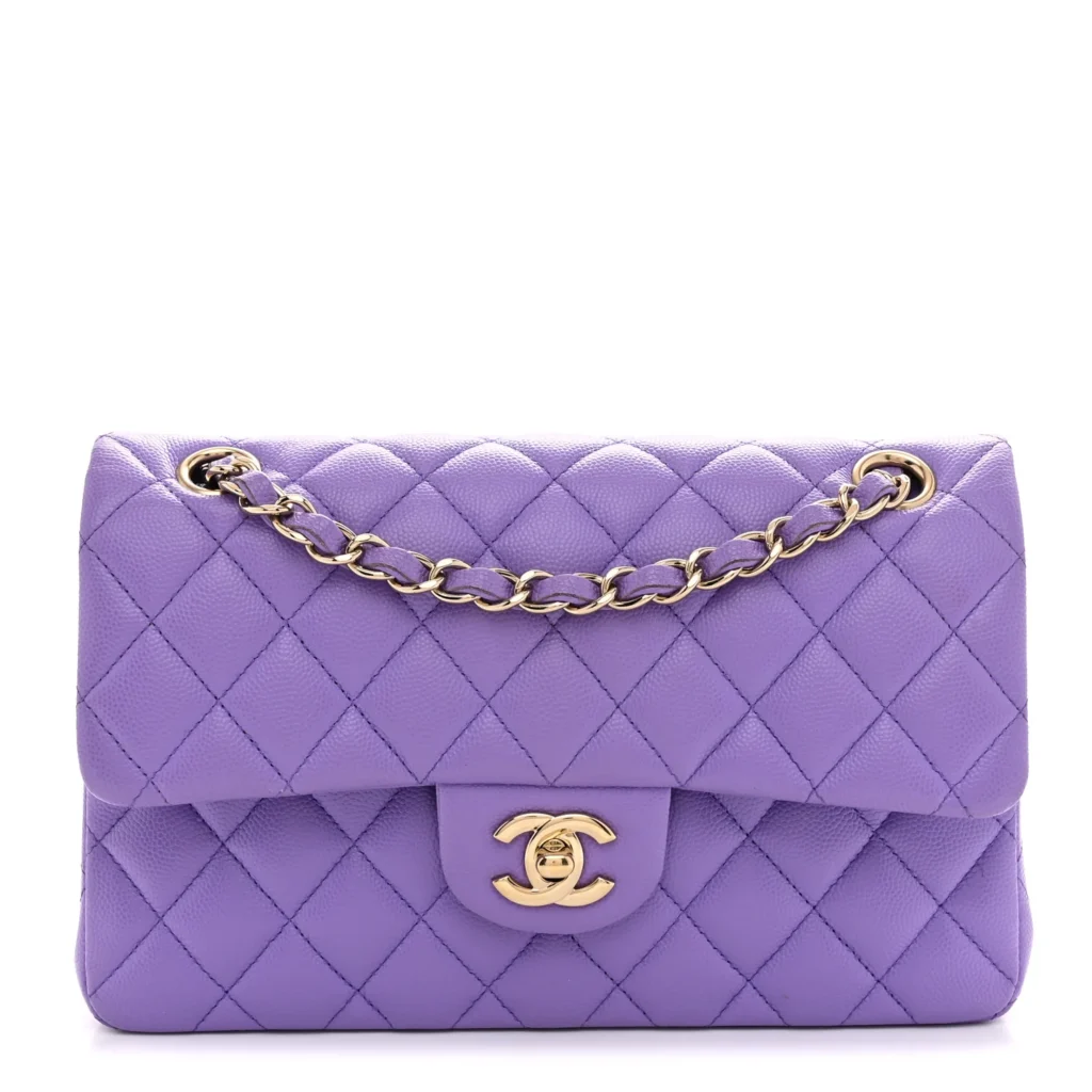 Chanel Classic Flap Taro purple
