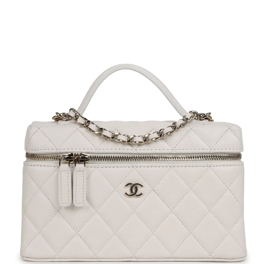 Chanel Vanity Case White