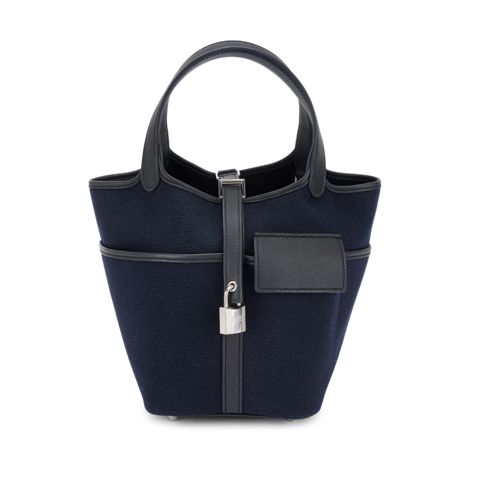 Hermes Picotin Lock Cargo Navy blue