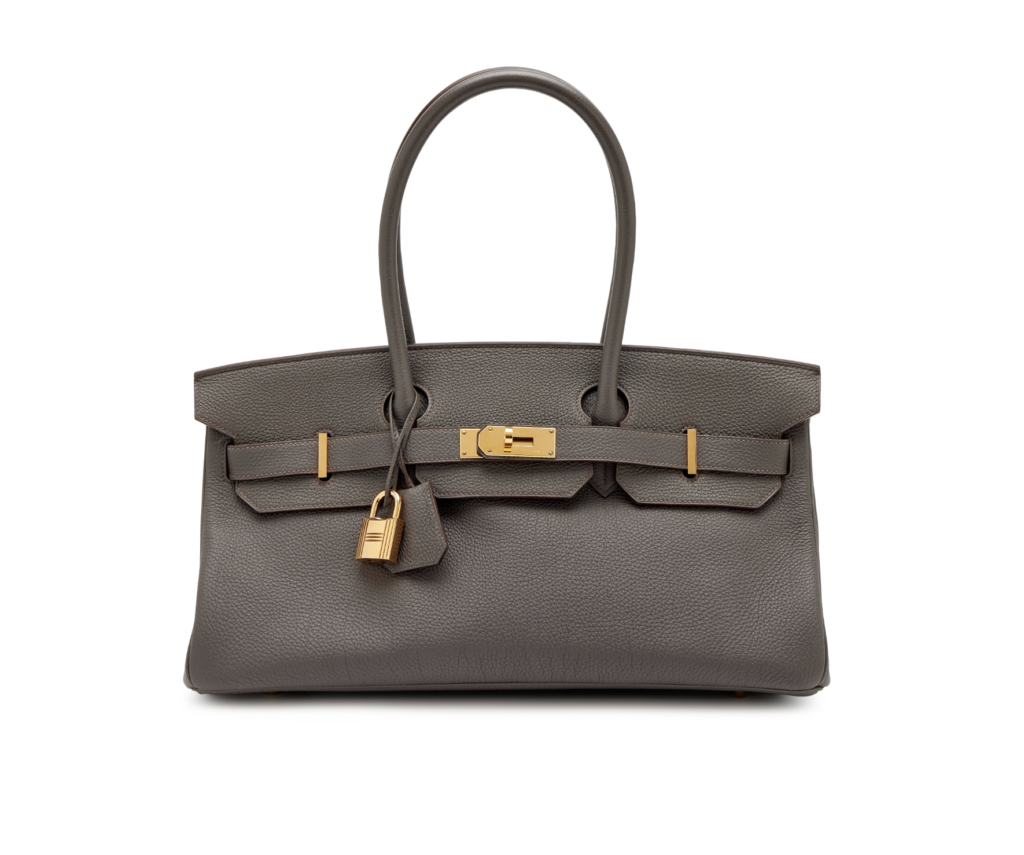 Hermes Shoulder Birkin 42 Elephant Grey