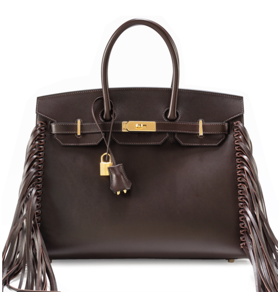Hermes Birkin Fringe Dark Brown
